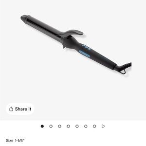 Bio Ionic 1-1/4" Curling Wand with Blue Buttons